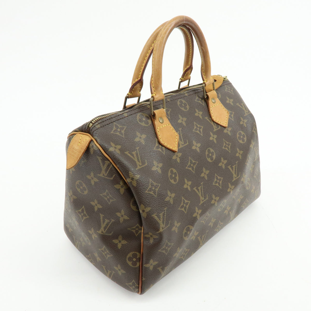 Louis Vuitton Monogram Speedy 30 Boston Bag Hand Bag Brown M41526