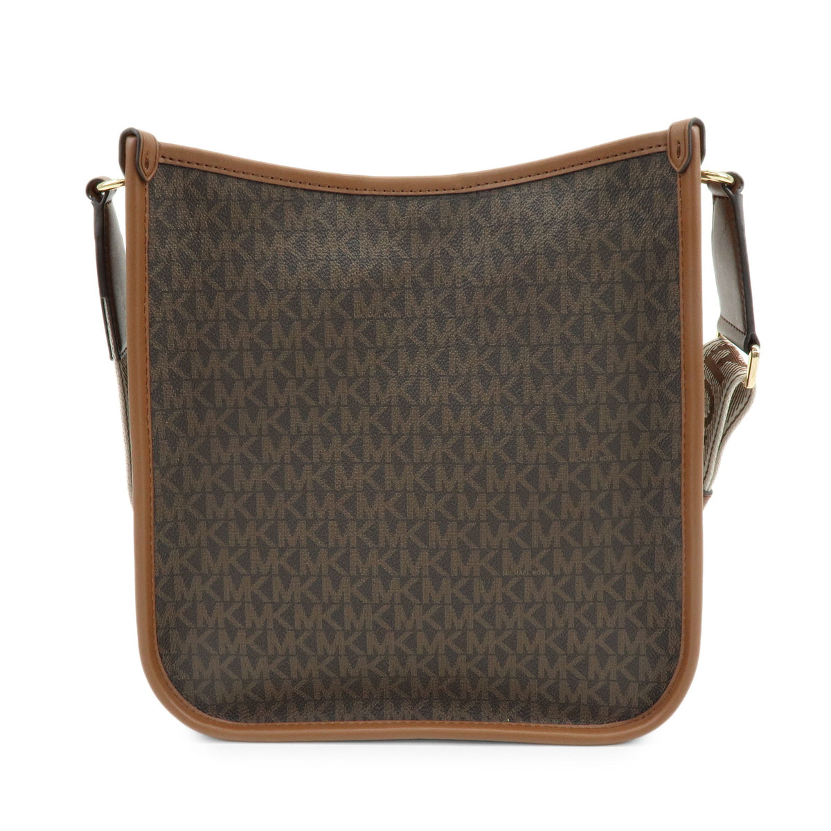 MICHAEL KORS LUISA Large Signature Logo Shoulder Bag Brown 30R4G99M3V