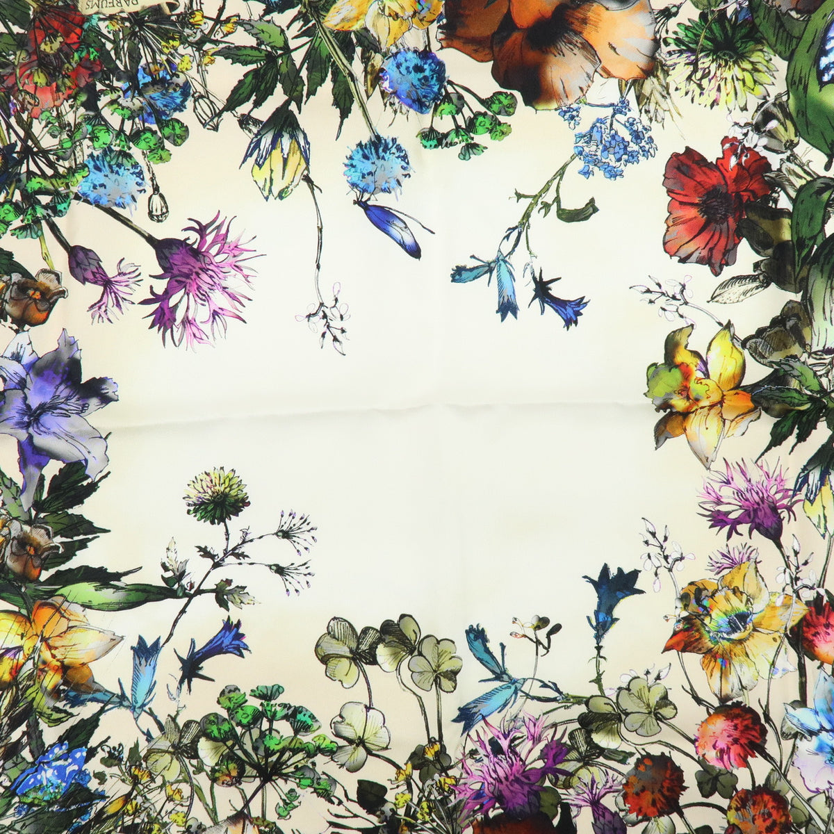 Christian Dior Silk 100% Scarf D Millefiori Multicolor