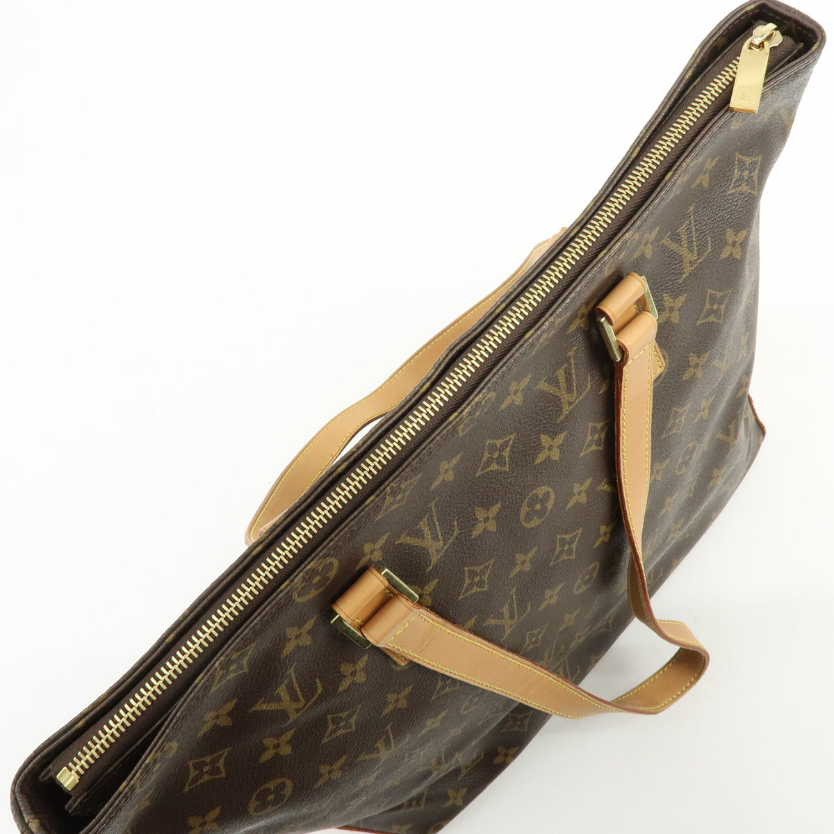 Louis Vuitton Monogram Cabas Mezzo Tote Bag Shoulder Bag Brown M51151