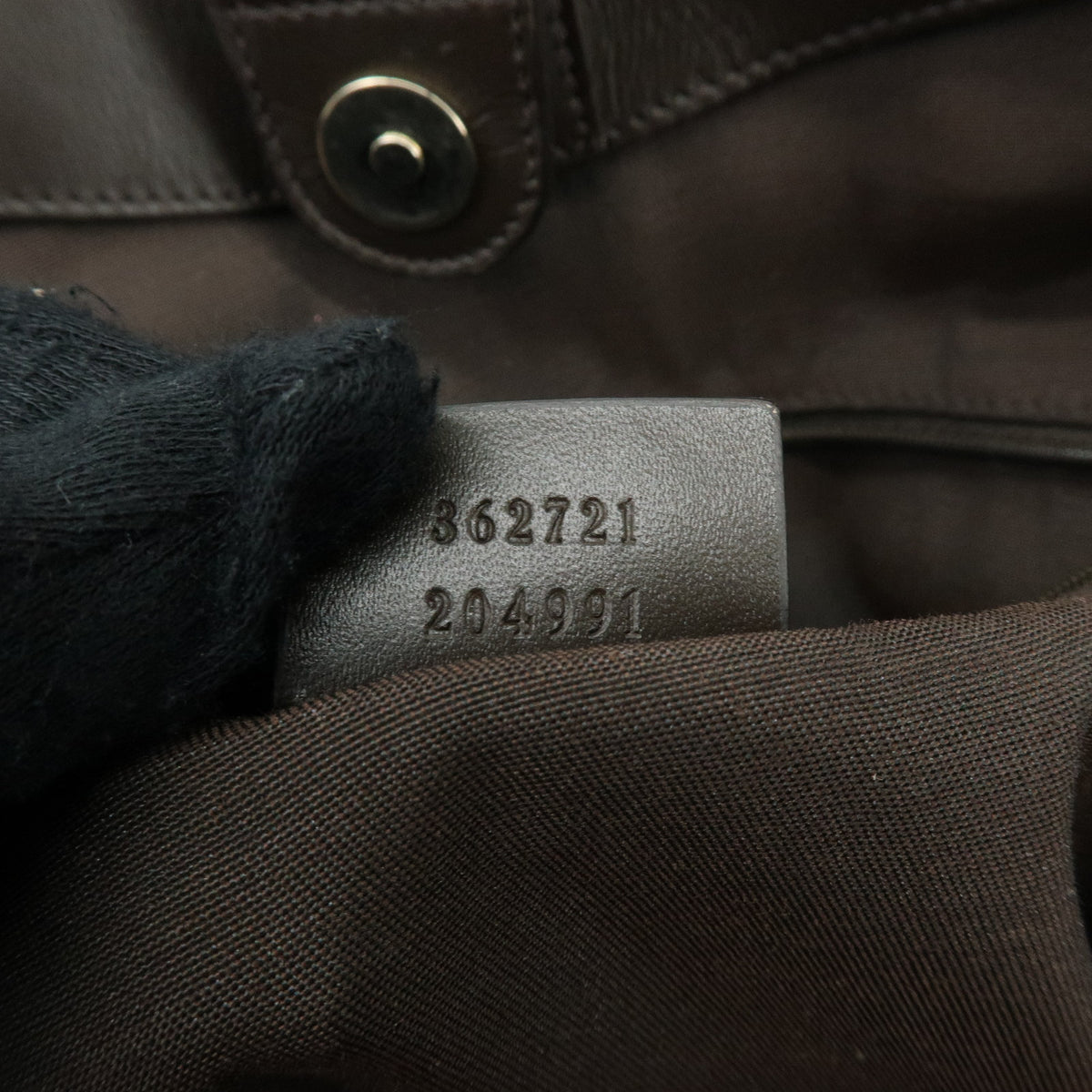 GUCCI Sukey GG Canvas Leather Hand Bag Beige Brown 362721
