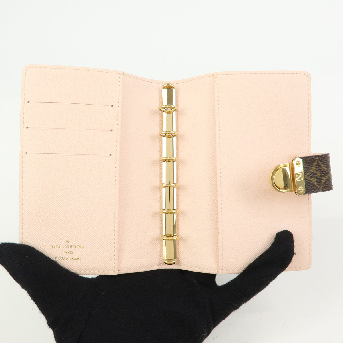 Louis Vuitton Monogram Agenda Koala PM Planner Cover Brown Pink R21013