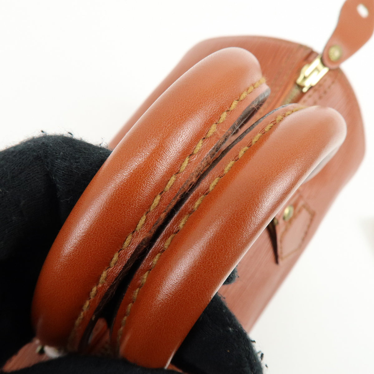 Louis Vuitton Epi Speedy 25 Leather Hand Boston Bag Kenya Brown M43013