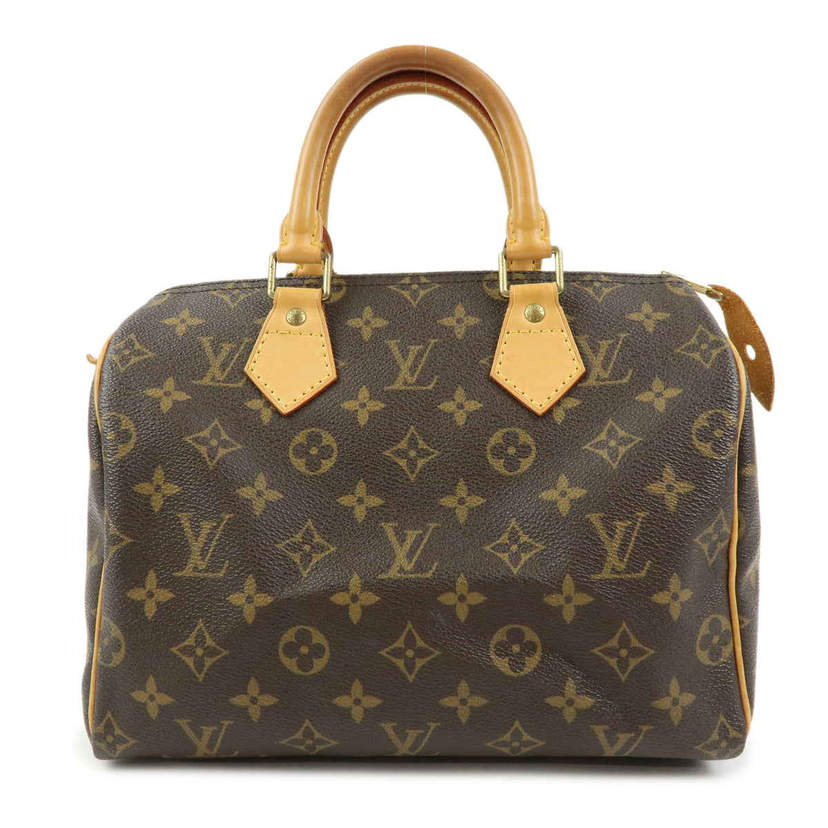 Louis Vuitton Monogram Speedy 25 Boston Bag Hand Bag Brown M41528