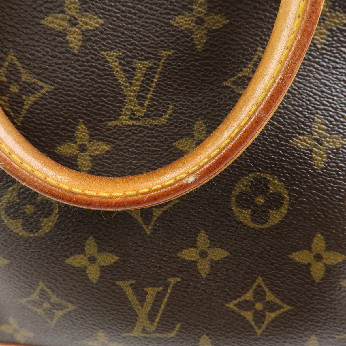 Louis Vuitton Monogram Alma PM Canvas Leather Hand Bag Brown M51130