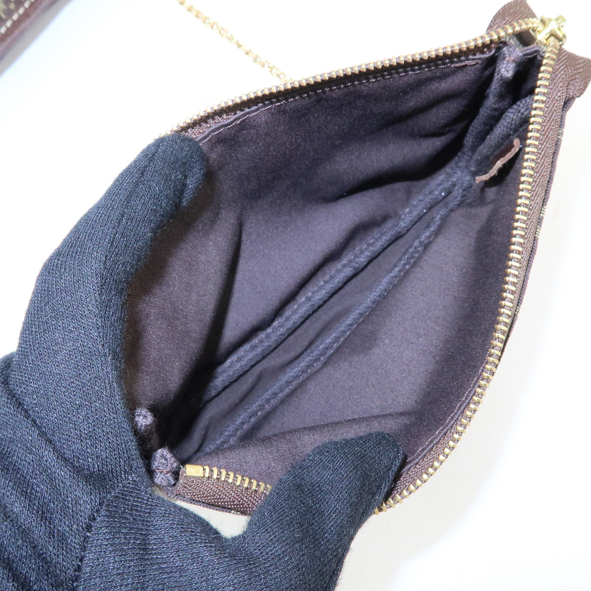 Louis Vuitton Monogram Mini Lin Bucket PM Canvas Tote Bag Ebene M95226
