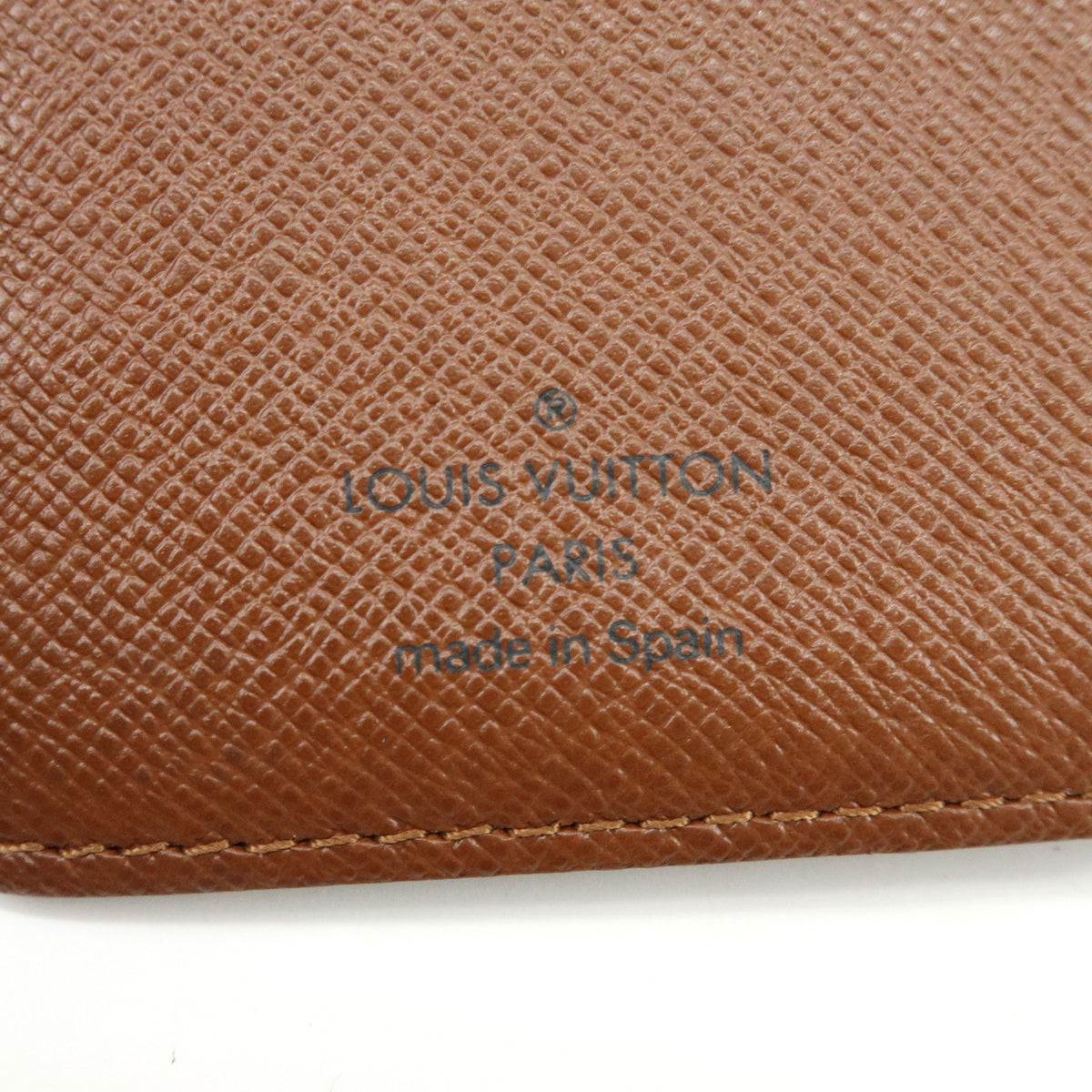 Louis Vuitton Monogram Agenda PM Planner Cover Brown R20005