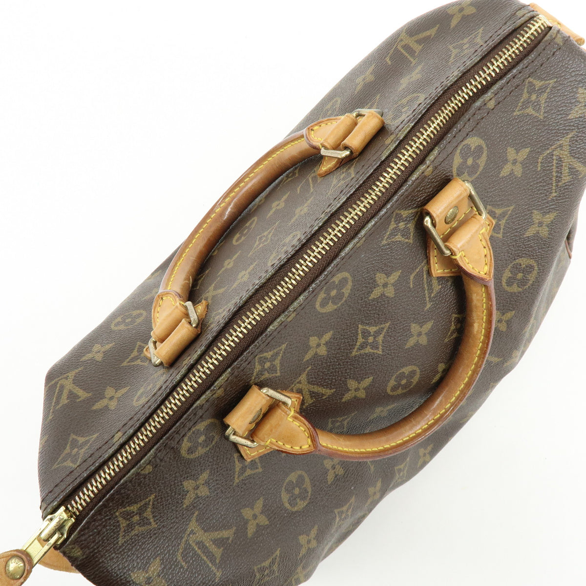 Louis Vuitton Monogram Speedy 30 Boston Bag Hand Bag Brown M41526