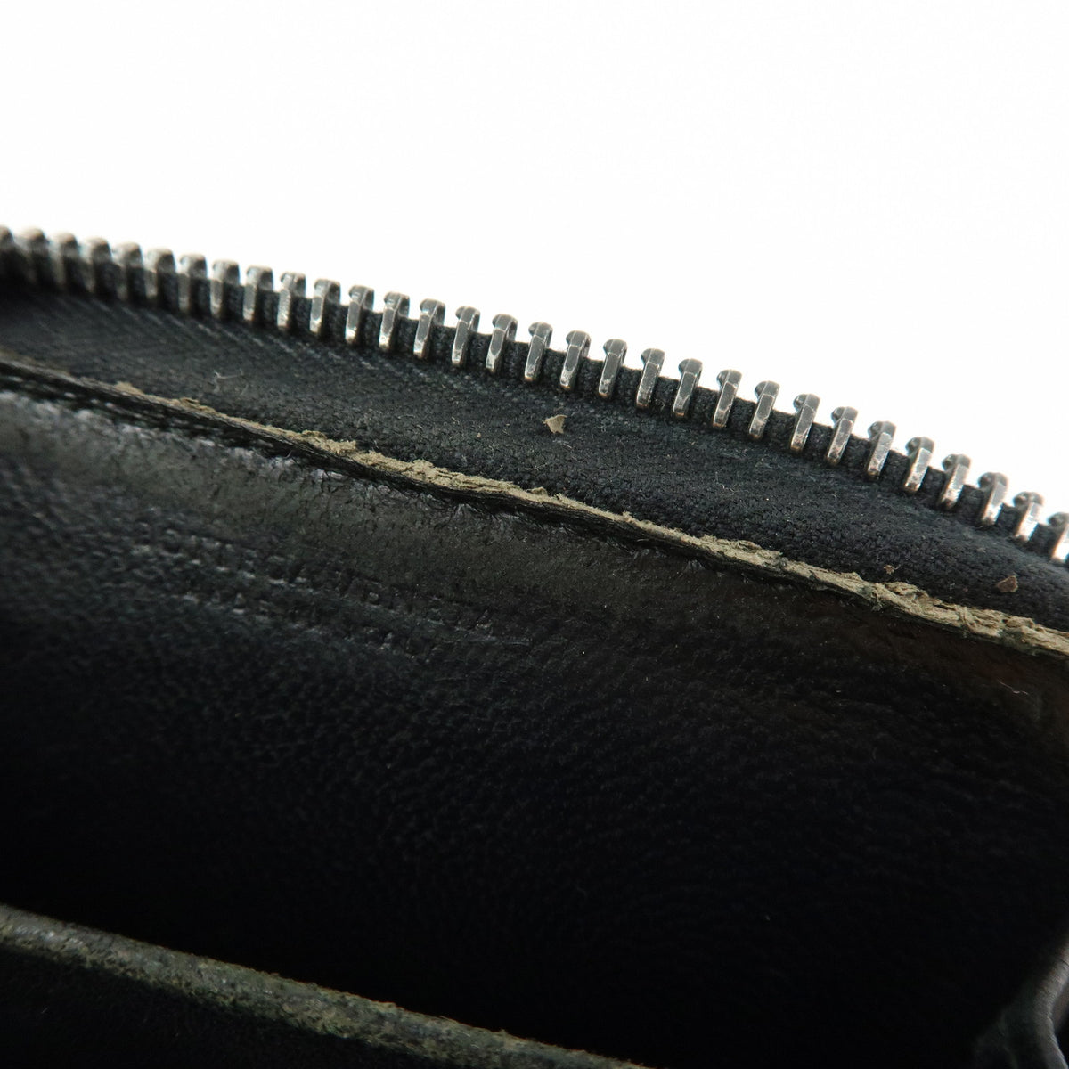 BOTTEGA VENETA Intrecciato Leather Coin Case Black V4651