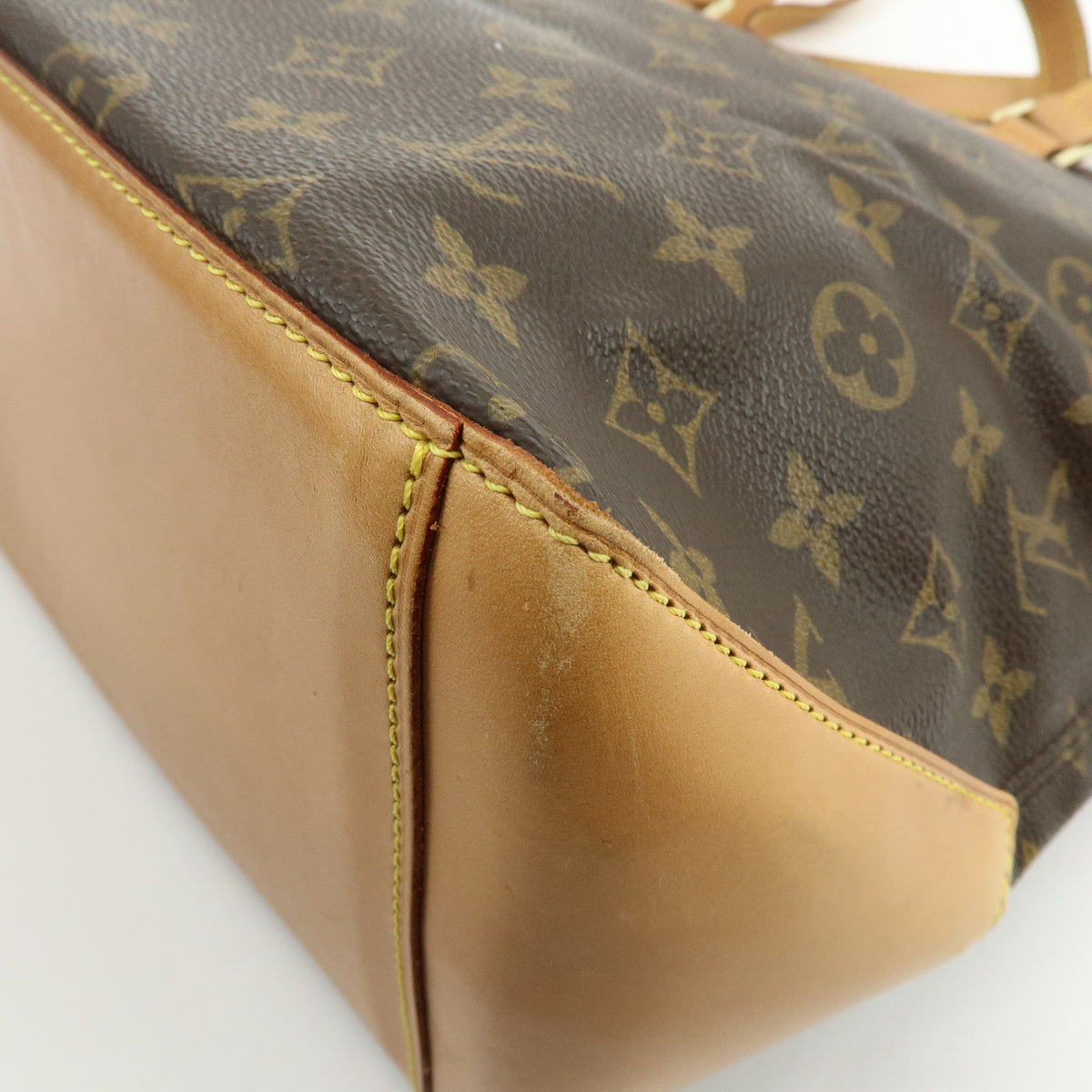 Louis Vuitton Monogram Cabas Mezzo Tote Bag Shoulder Bag Brown M51151