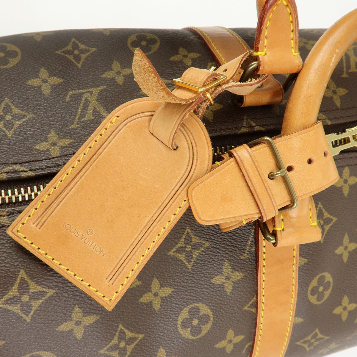 Louis Vuitton Monogram Keep All 55 Boston Bag Brown M41424