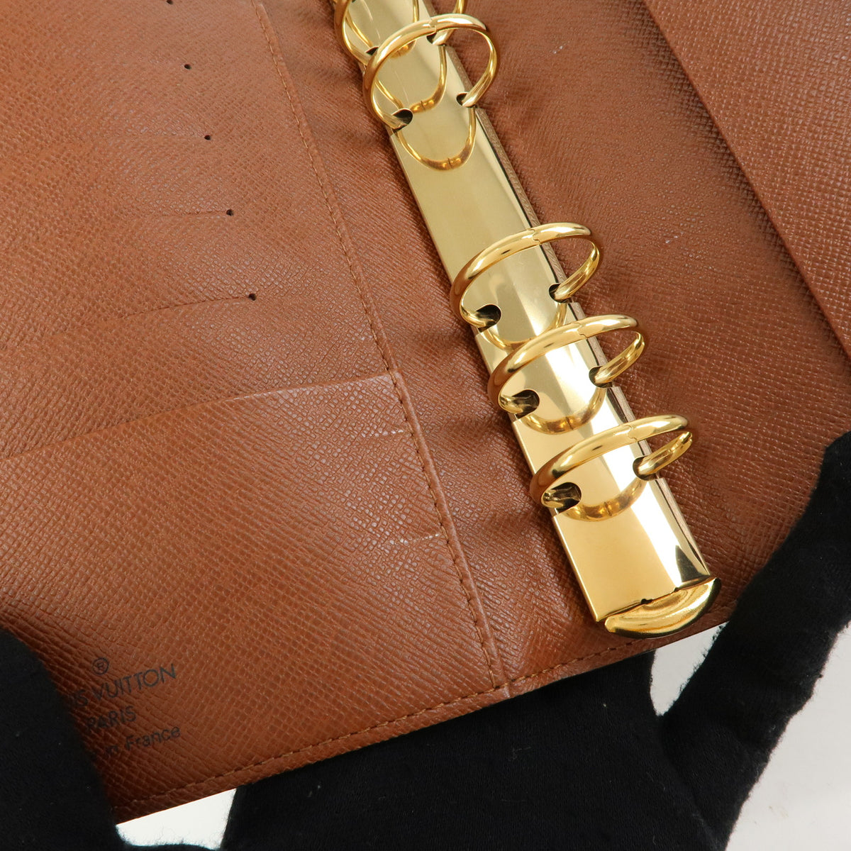Louis Vuitton Monogram Agenda MM Planner Cover Brown R20105
