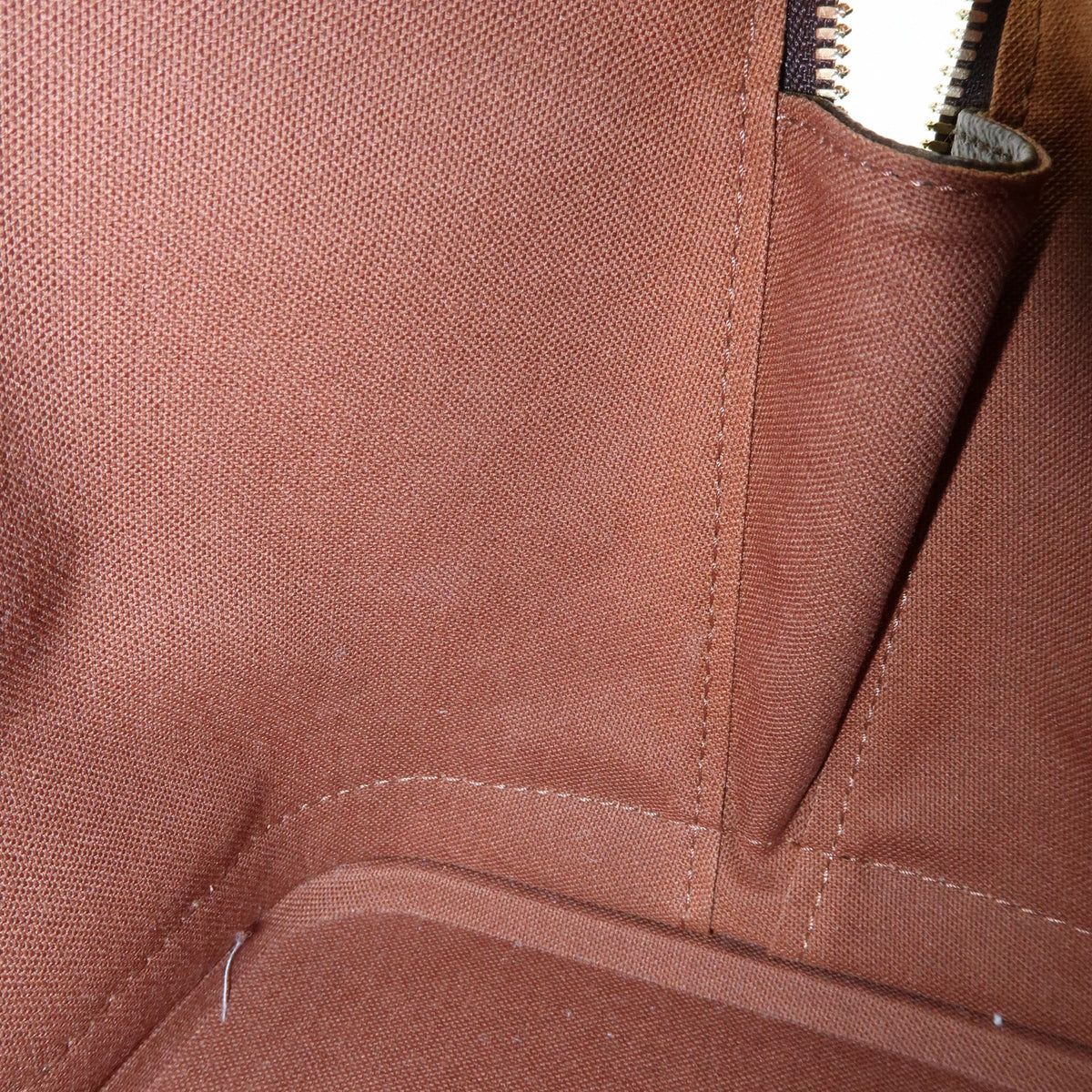 Louis Vuitton Monogram Alma Canvas Leather Hand Bag Brown M51130