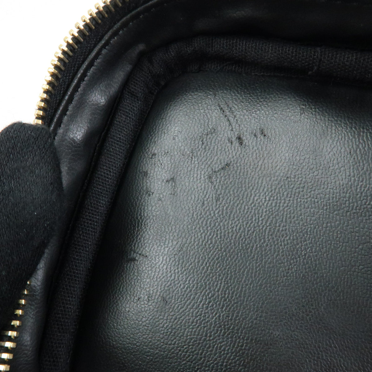 CHANEL COCO Mark Caviarskin Vanity Bag Hand Bag Black A01998