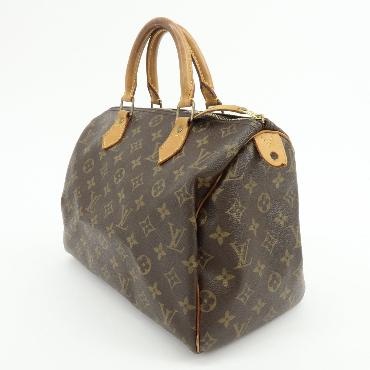 Louis Vuitton Monogram Speedy 30 Boston Bag Hand Bag Brown M41526