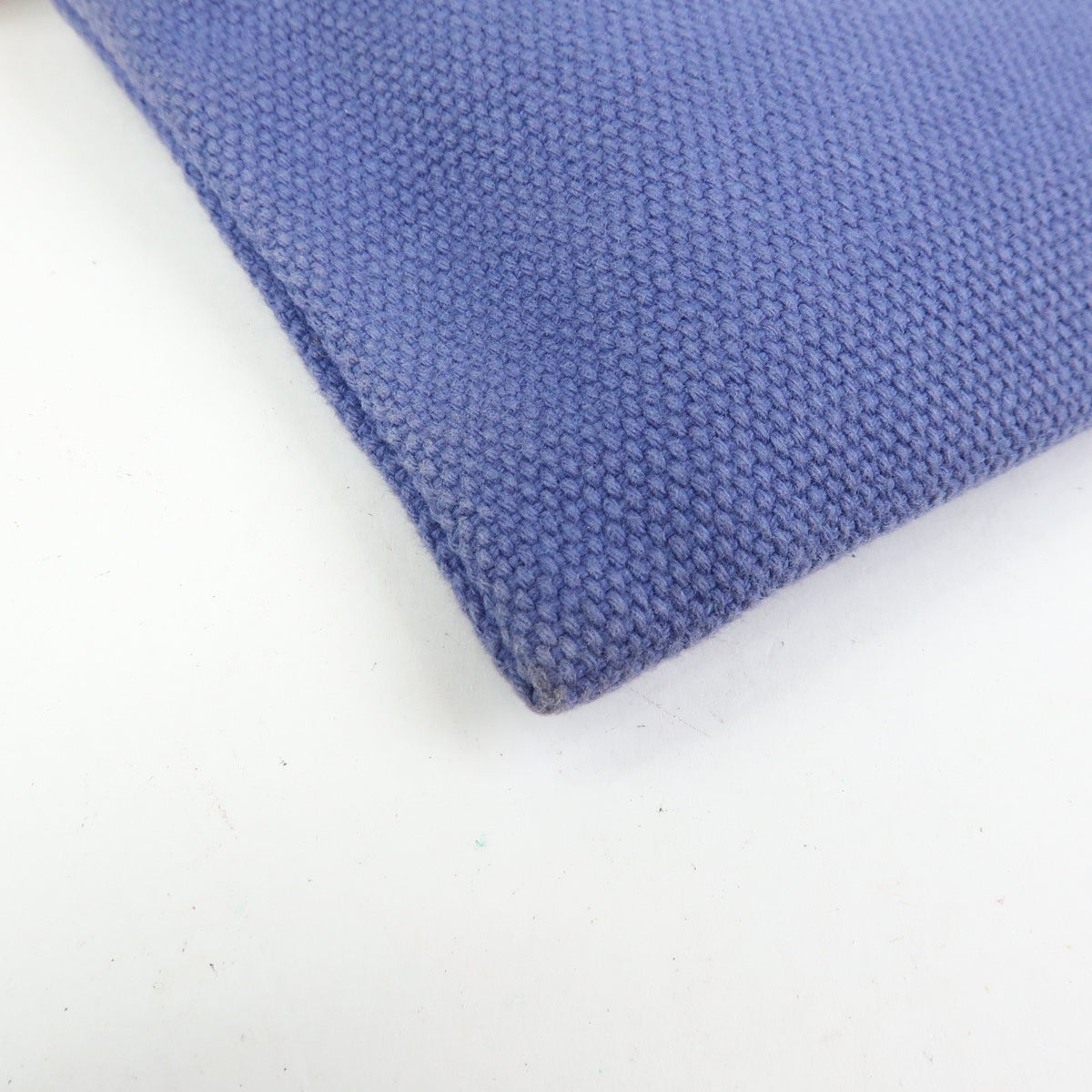 Louis Vuitton Antigua Canvas Leather Pochette Plate Pouch Blue M40070