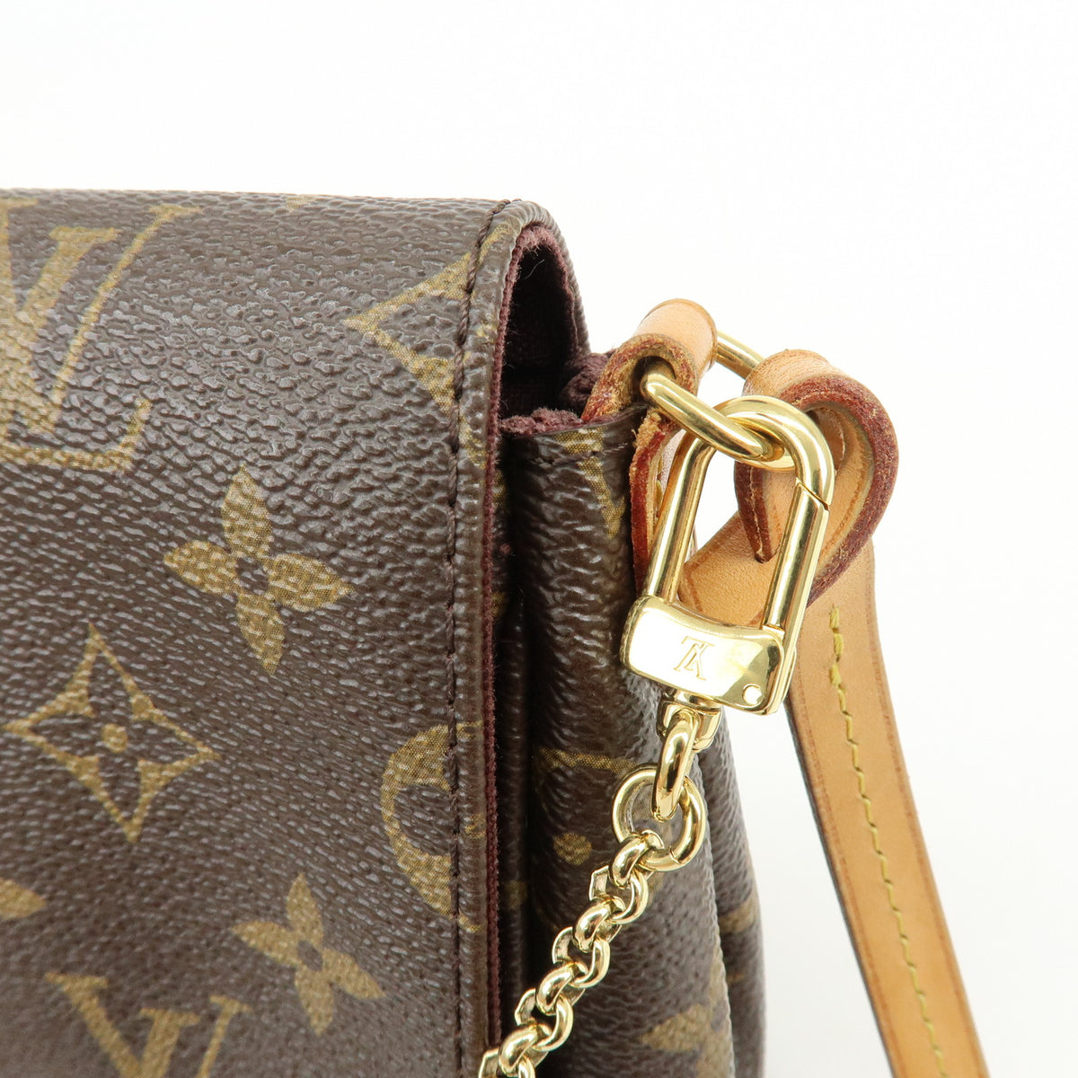 Louis Vuitton Monogram Favorite MM 2Way Bag Shoulder Bag Brown M40718