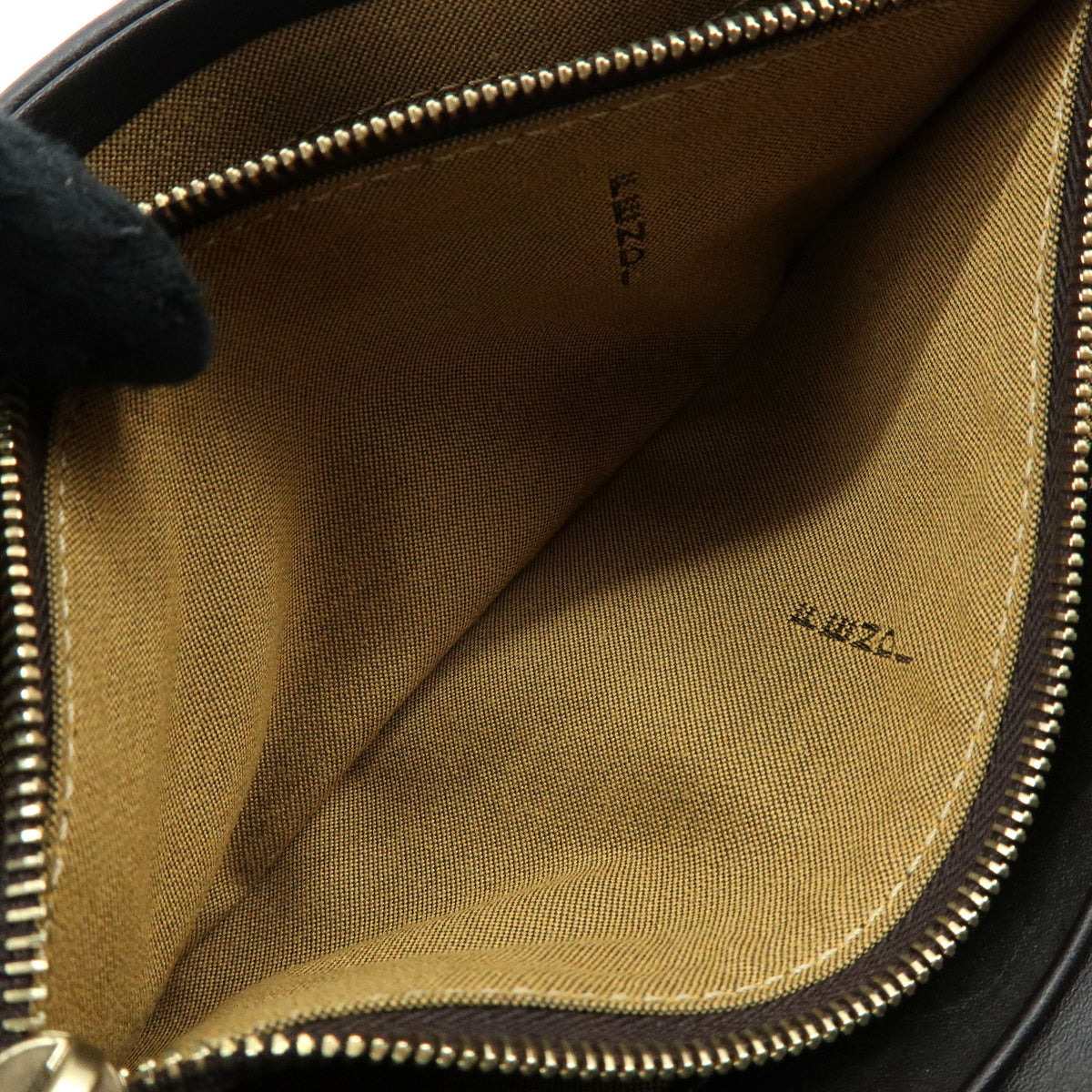 FENDI Zucca Jacquard Canvas Leather Bi-fold Long Wallet Brown 8M0000