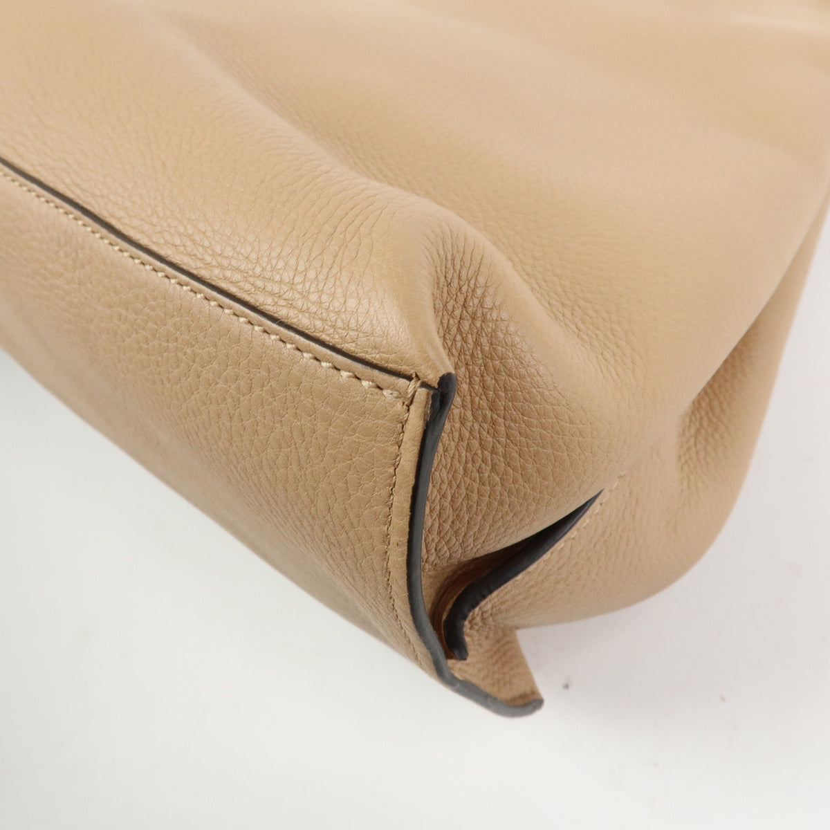 GUCCI Bamboo Daily Leather 2Way Bag Hand Bag Shoulder Bag Pink Beige