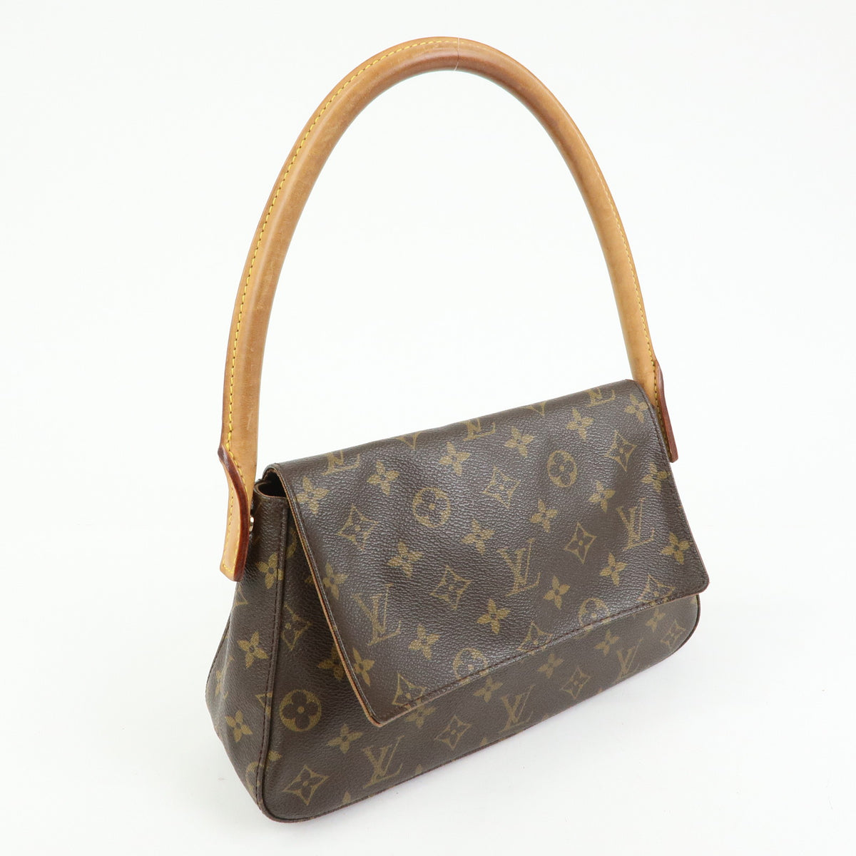 Louis Vuitton Monogram Mini Looping Shoulder Bag Brown M51147