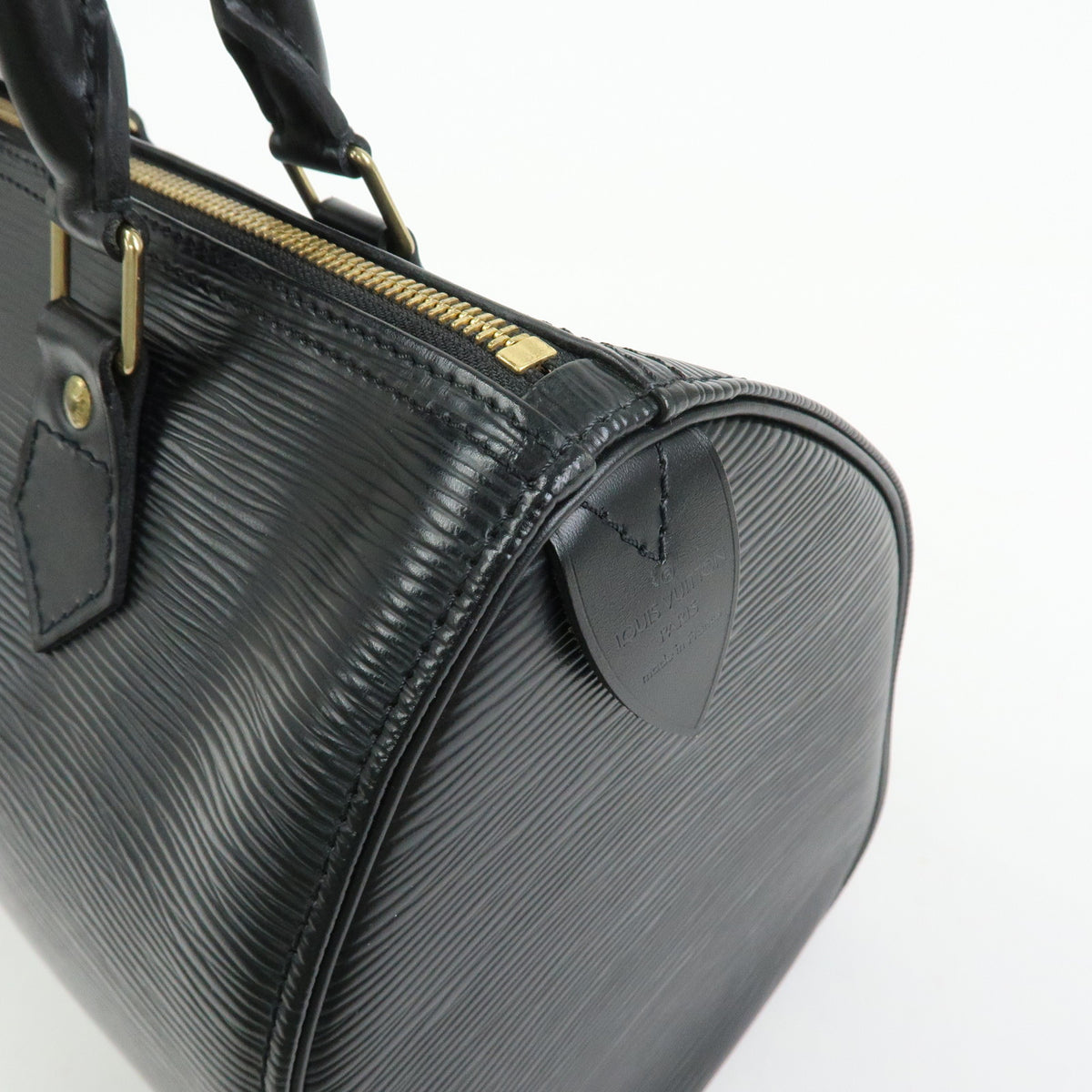 Louis Vuitton Epi Speedy 25 Leather Hand Bag Boston Bag Noir M59032