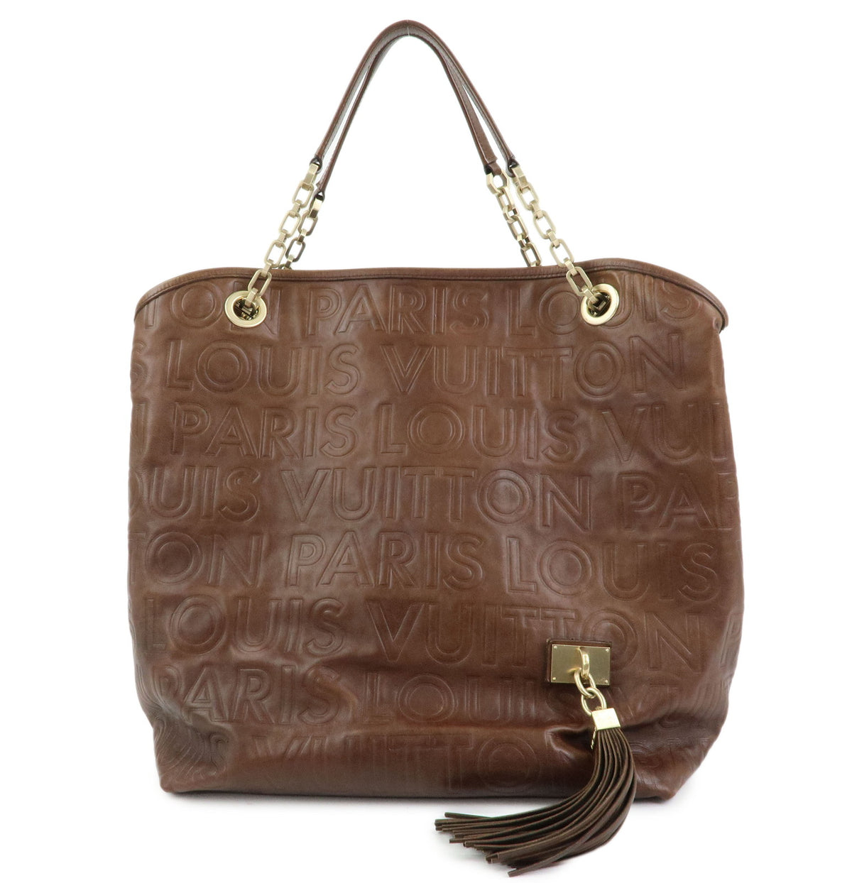 Louis Vuitton Paris Souple Wish Leather Shoulder Bag Brown M95830