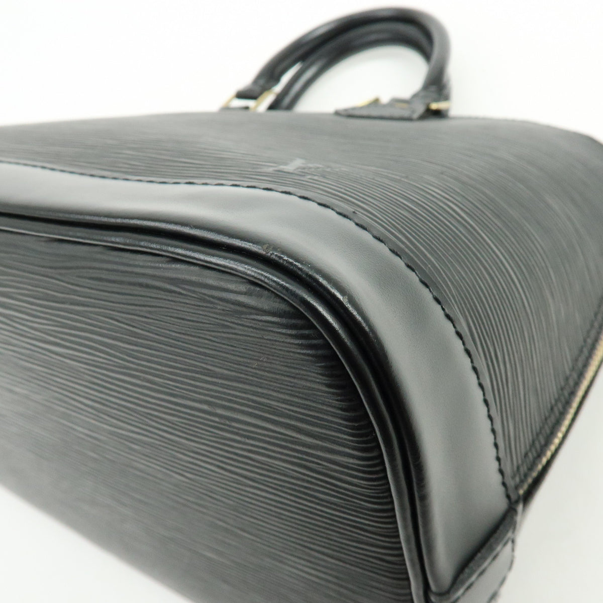 Louis Vuitton Epi Alma PM Leather Hand Bag Noir Black M52142