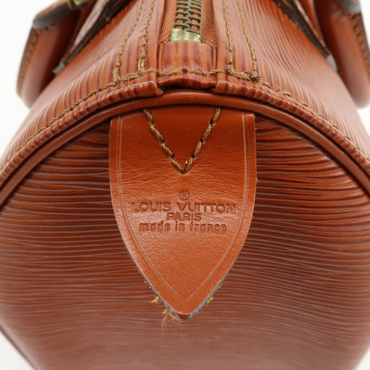 Louis Vuitton Epi Speedy 25 Leather Hand Boston Bag Kenya Brown M43013