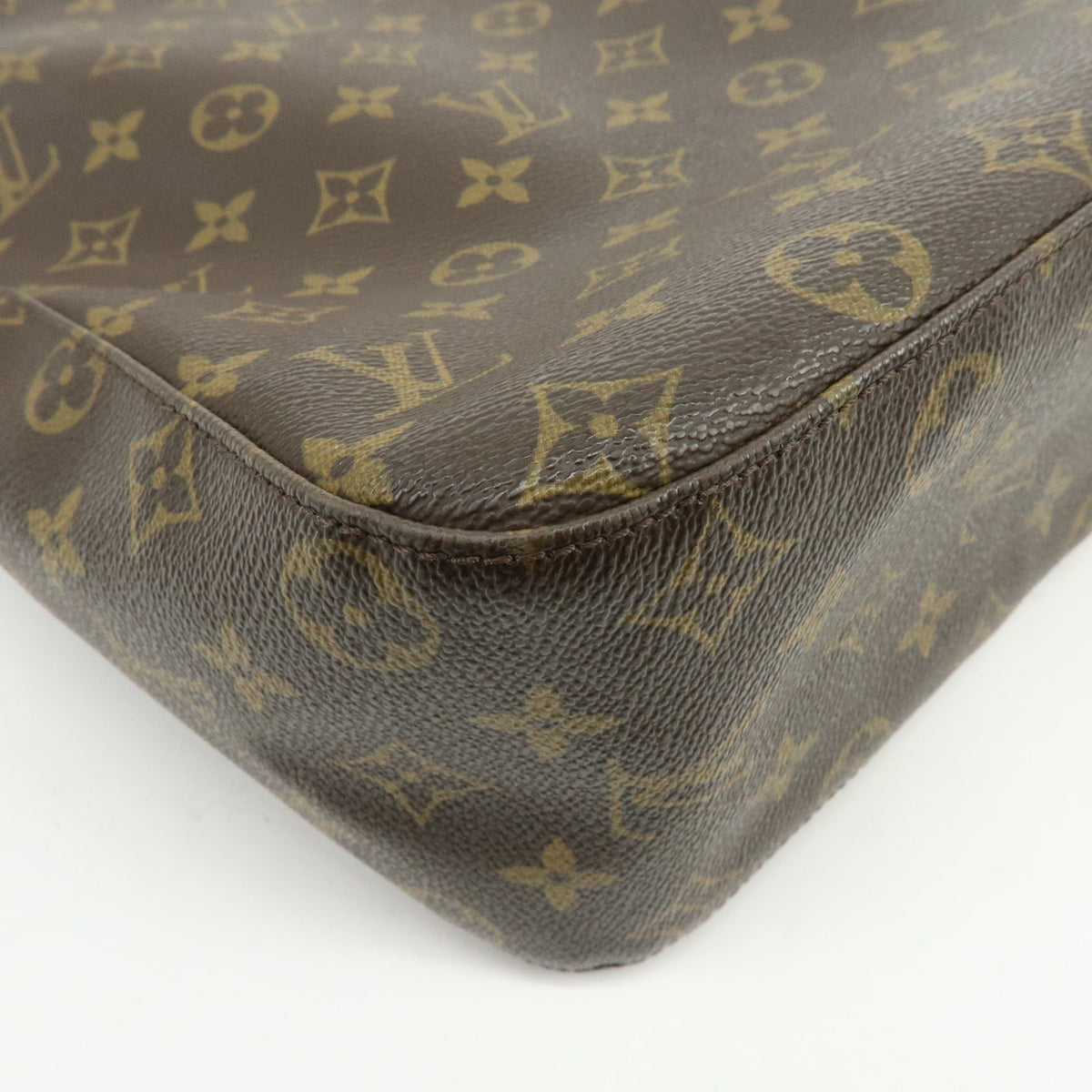 Louis Vuitton Monogram Looping GM Leather Shoulder Bag Brown M51145