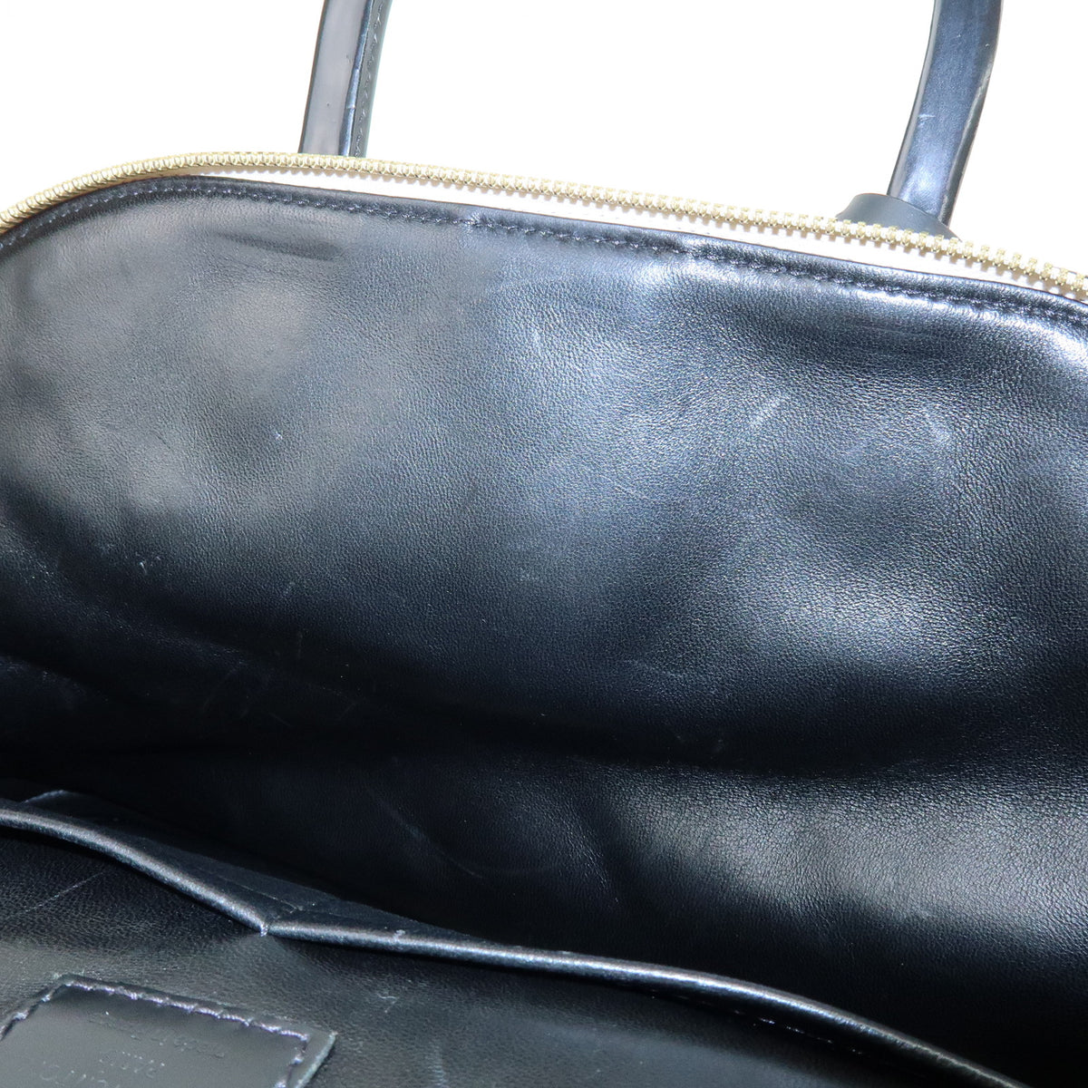 Louis Vuitton Malletage Alma PM 2Way Hand Shoulder Bag Natural M50001