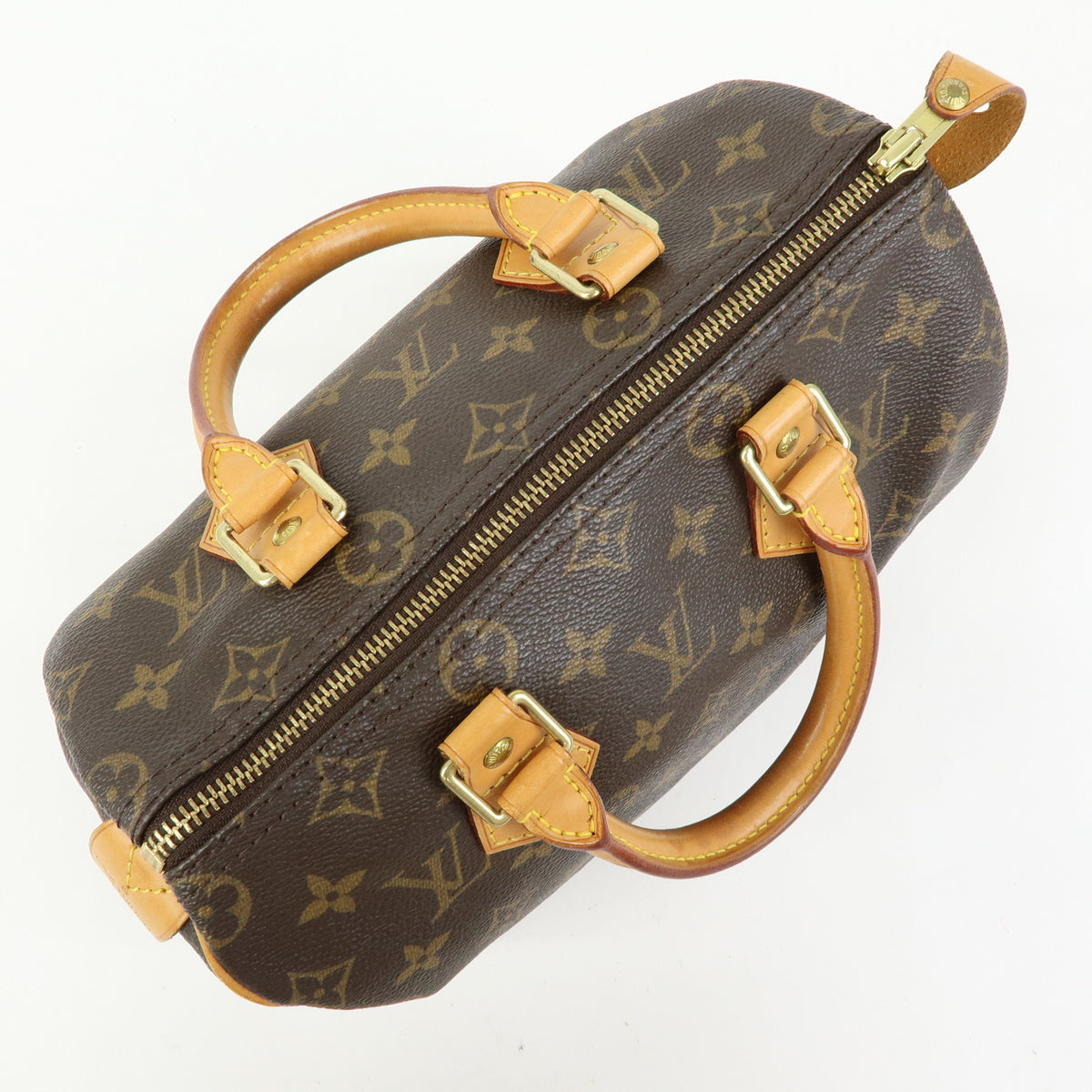 Louis Vuitton Monogram Speedy 25 Boston Bag Hand Bag Brown M41528