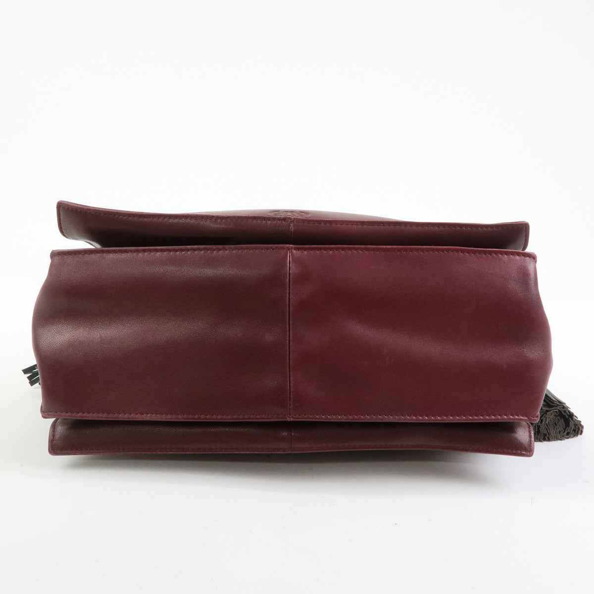 LOEWE Anagram Nappa Leather Shoulder Bag Crossbody Bag Purple
