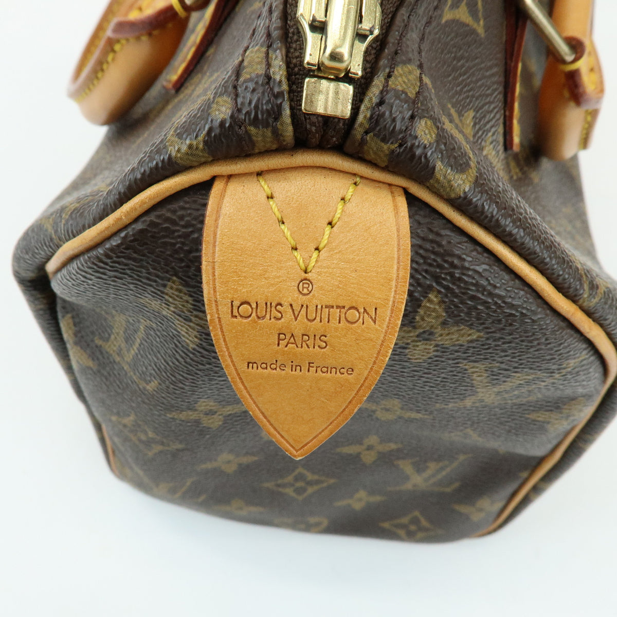 Louis Vuitton Monogram Speedy 25 Boston Bag Hand Bag Brown M41528