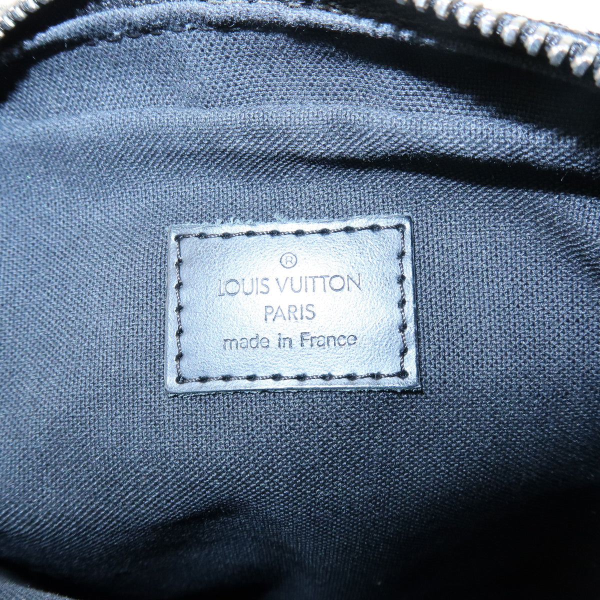 Louis Vuitton Damier Graphite Rem Leather Shoulder Bag Black N41446