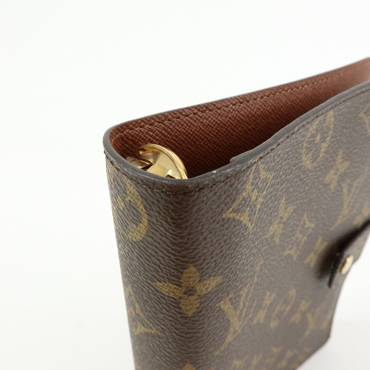 Louis Vuitton Monogram Agenda MM Planner Cover Brown R20105