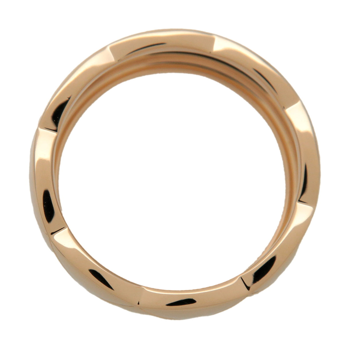 CHANEL COCO Crush Medium Ring #47 K18 750YG Yellow Gold US4.5 J10571