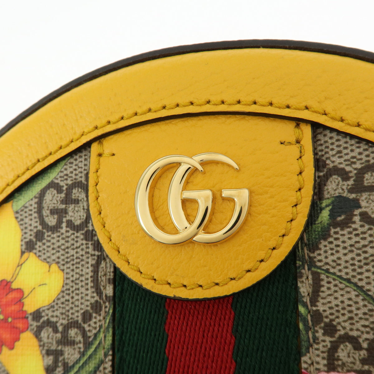 GUCCI Ophidia Sherry Double G Round Mini Chain Shoulder Bag 550618