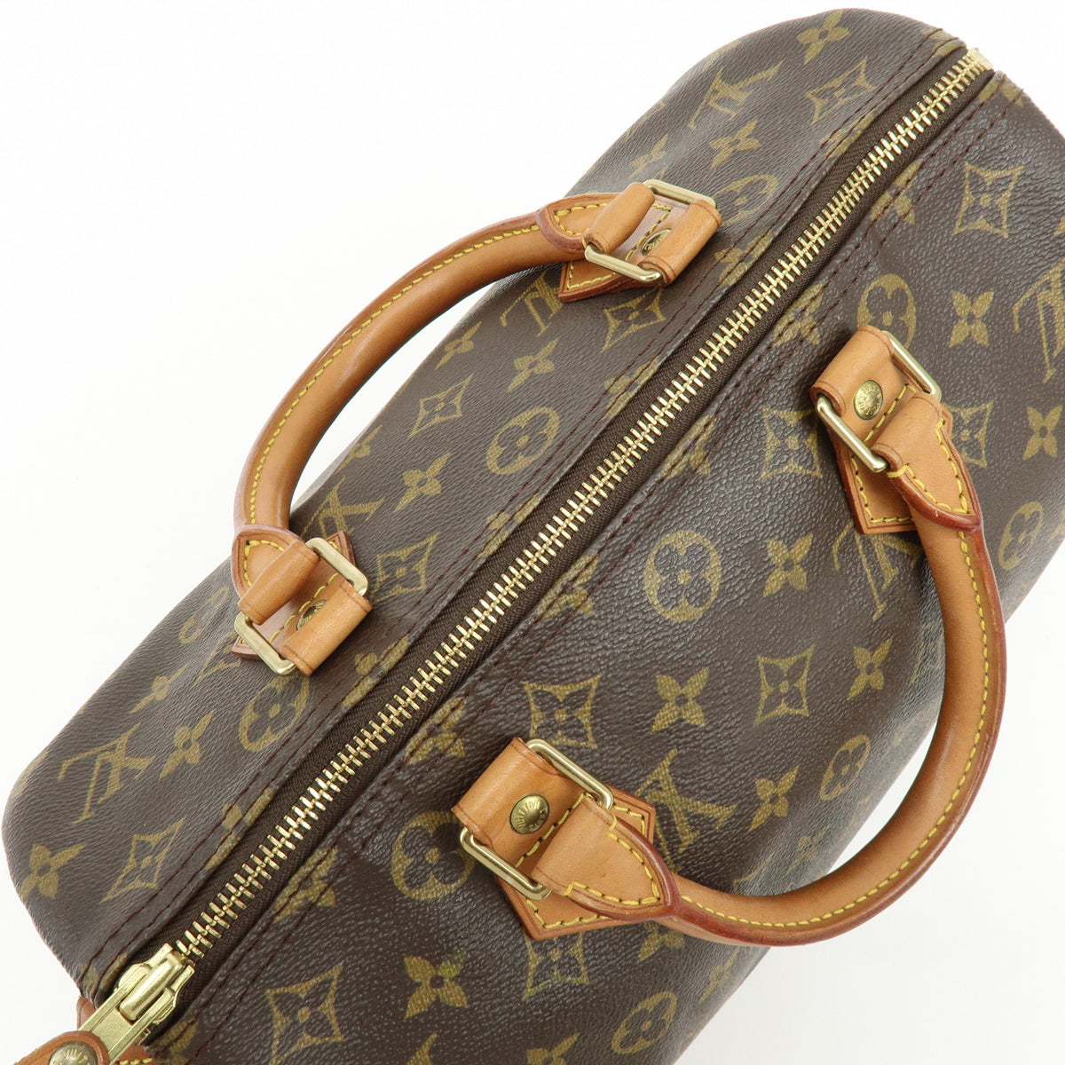 Louis Vuitton Monogram Speedy 30 Boston Bag Hand Bag Brown M41526