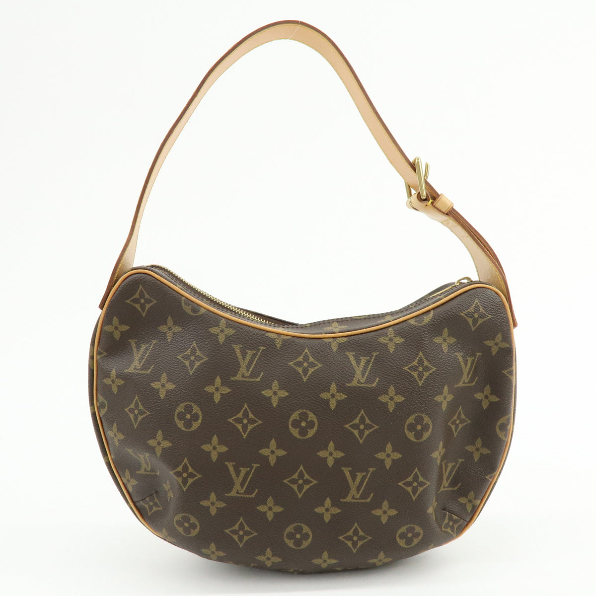 Louis Vuitton Monogram Croissant MM Shoulder Bag Brown M51512