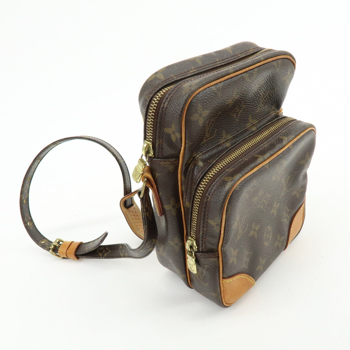 Louis Vuitton Monogram Amazone Shoulder Bag Crossbody Bag Brown M45236