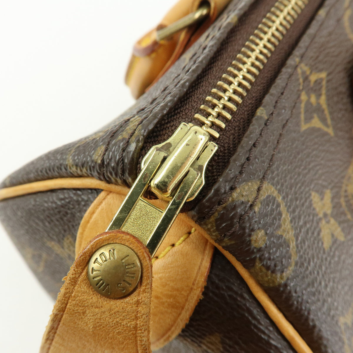 Louis Vuitton Monogram Speedy 25 Boston Bag Hand Bag Brown M41528
