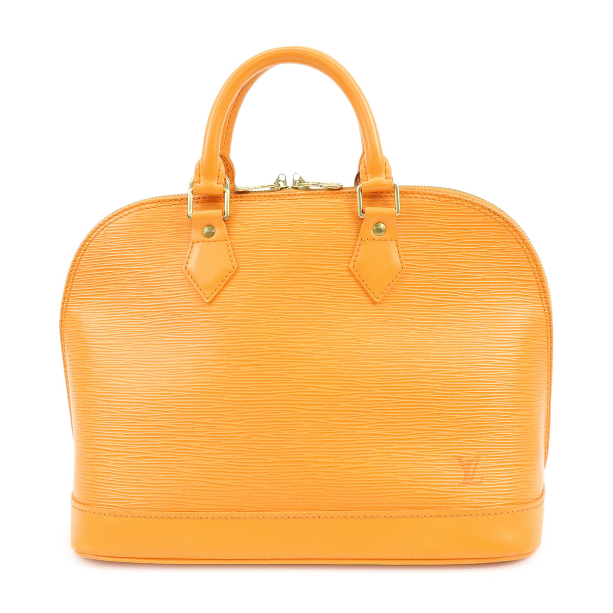 Louis Vuitton Epi Leather Alma PM Hand Bag Mandarin Orange M5124H