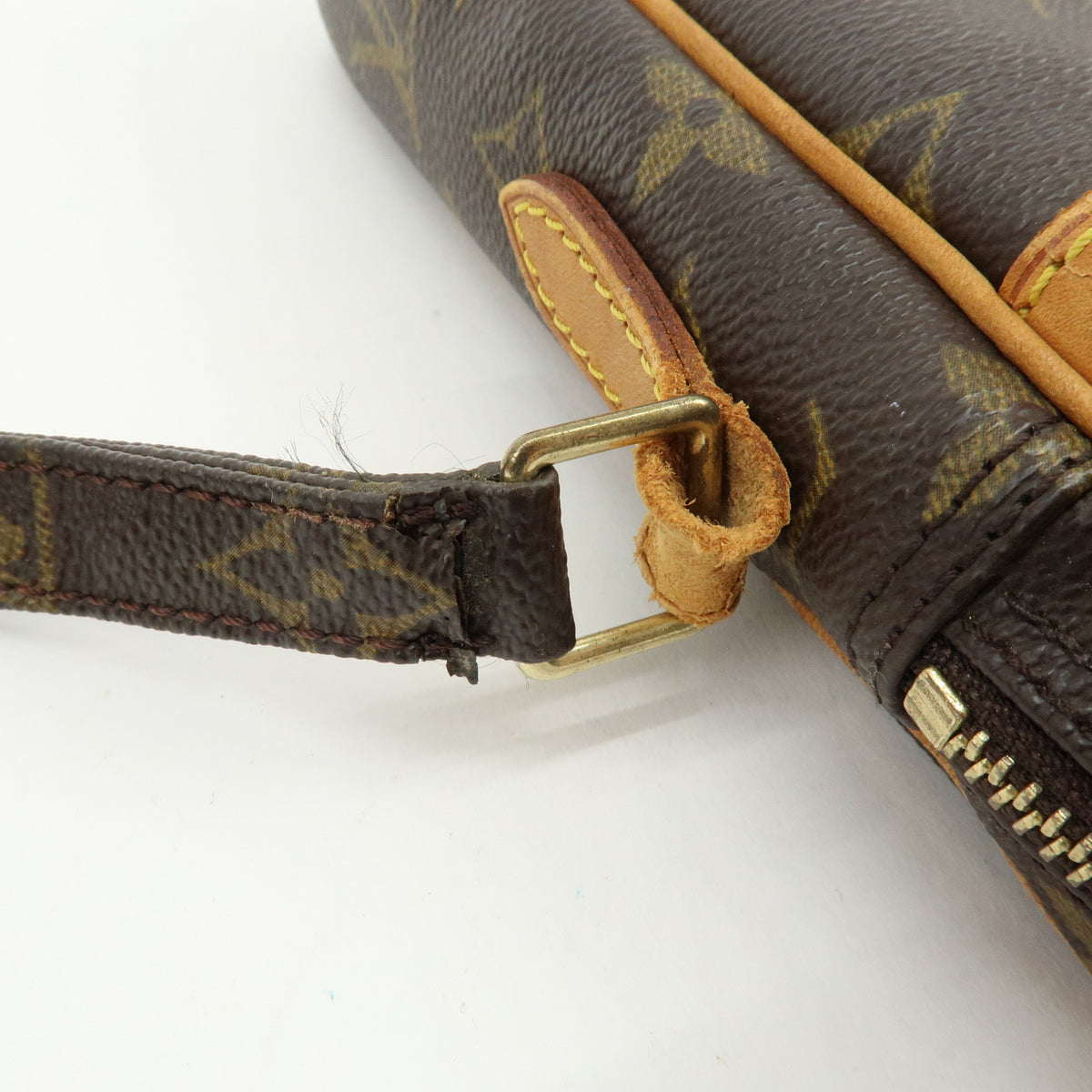 Louis Vuitton Monogram Danube Shoulder Bag Crossbody Bag Brown M45266