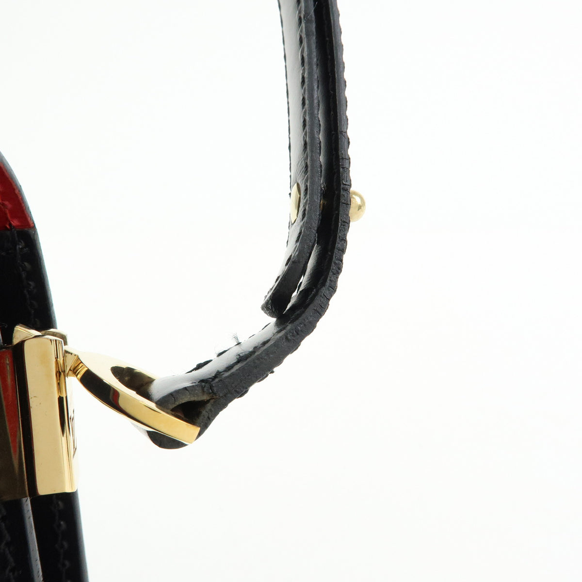 Louis Vuitton Epi Freeland Shoulder Bag Noir Castilian Red M52417