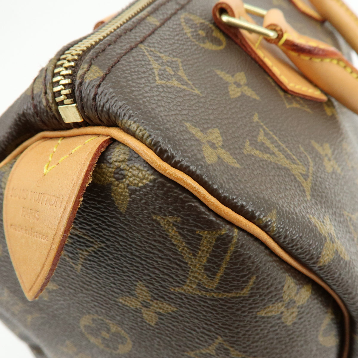 Louis Vuitton Monogram Speedy 30 Boston Bag Hand Bag Brown M41526