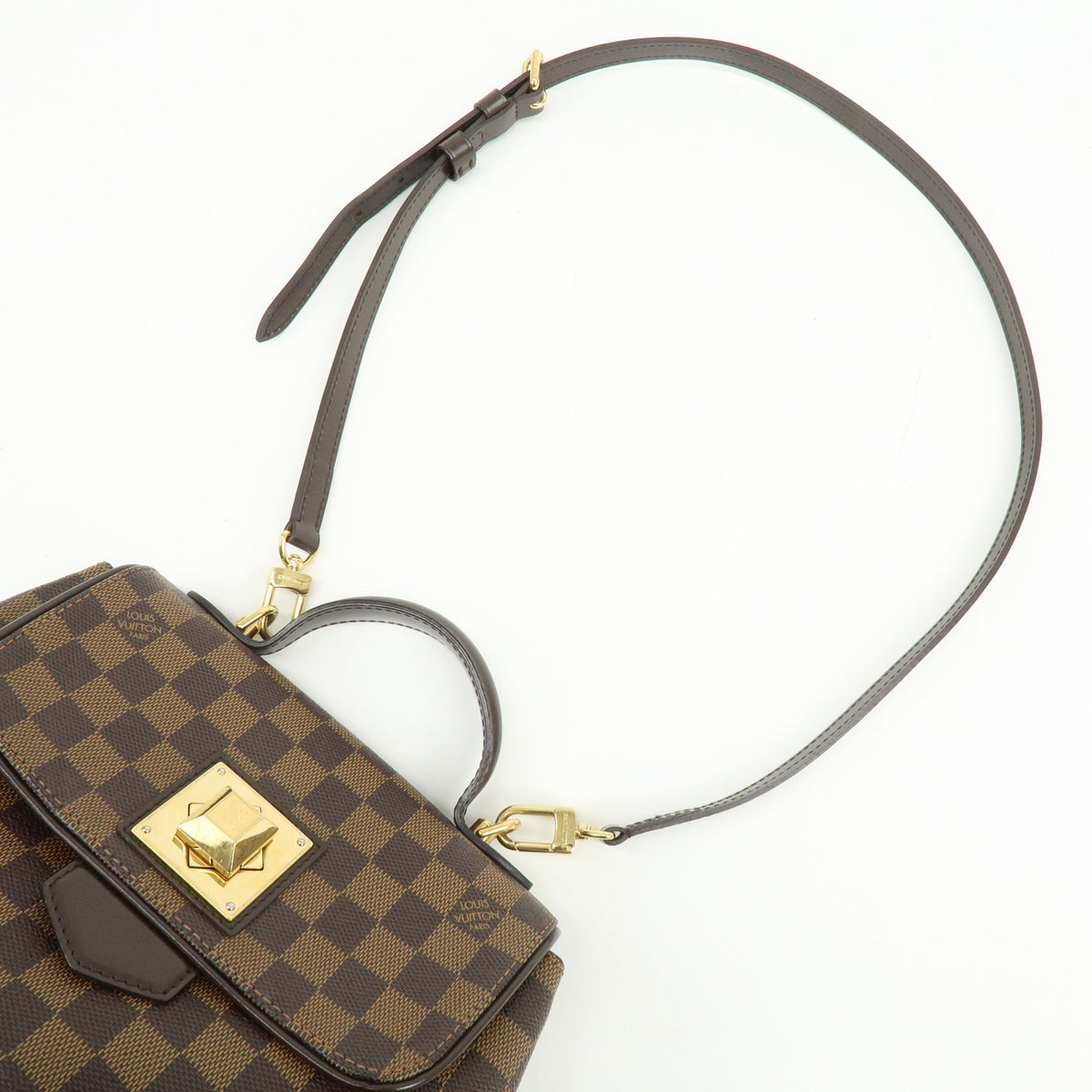 Louis Vuitton Damier Bergamo PM Canvas Leather 2Way shoulder Bag N41167
