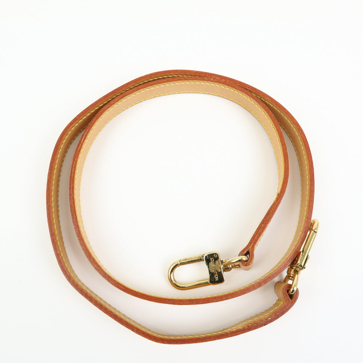 Louis Vuitton Nume Leather Shoulder Strap 100cm 1.6cm Natural J00142
