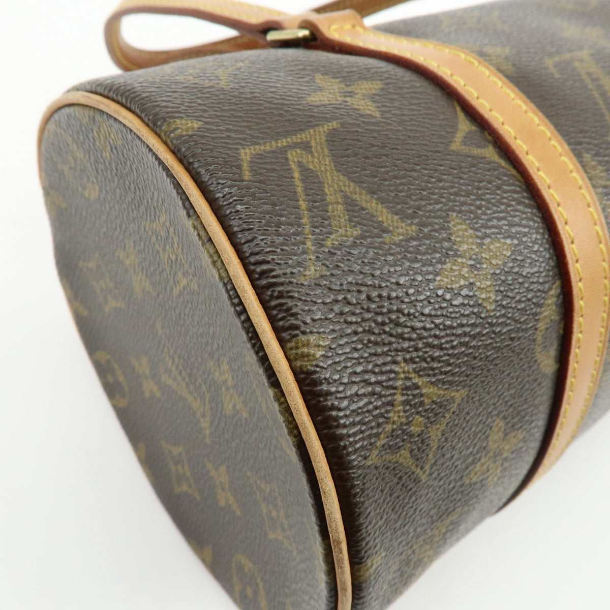 Louis Vuitton Monogram Papillon 26 Hand Bag Old Style Brown M51366