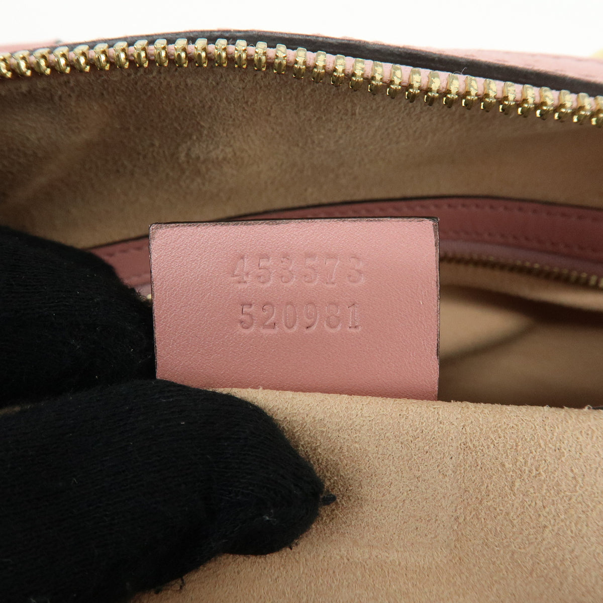 GUCCI Guccissima Leather 2Way Shoulder Bag Hand Bag Pink 453573