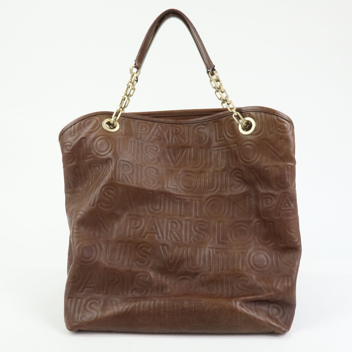 Louis Vuitton Paris Souple Wish Leather Shoulder Bag Brown M95830